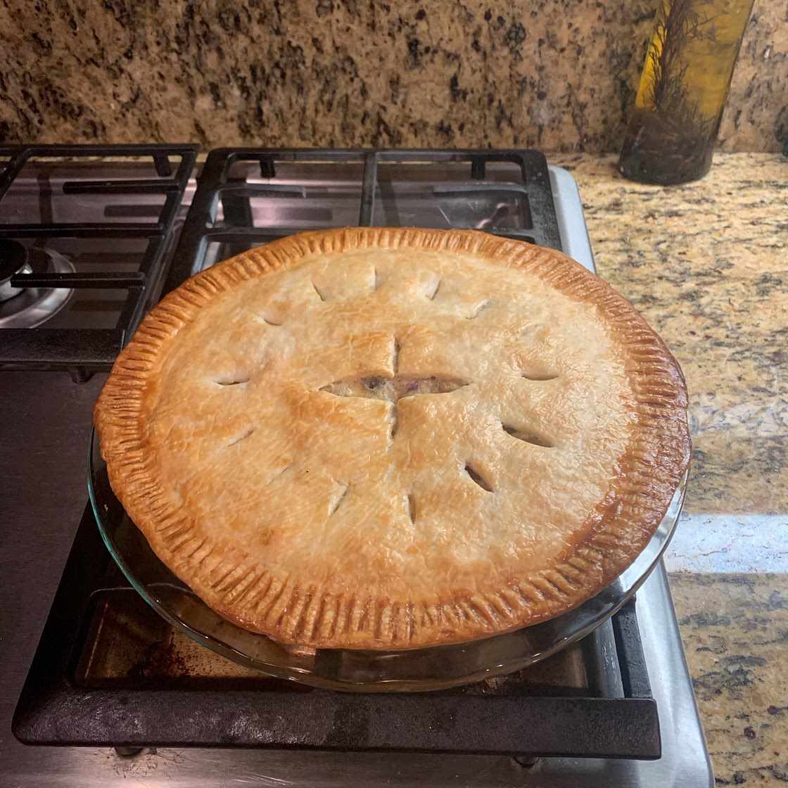 Dad's Leftover Turkey Pot Pie