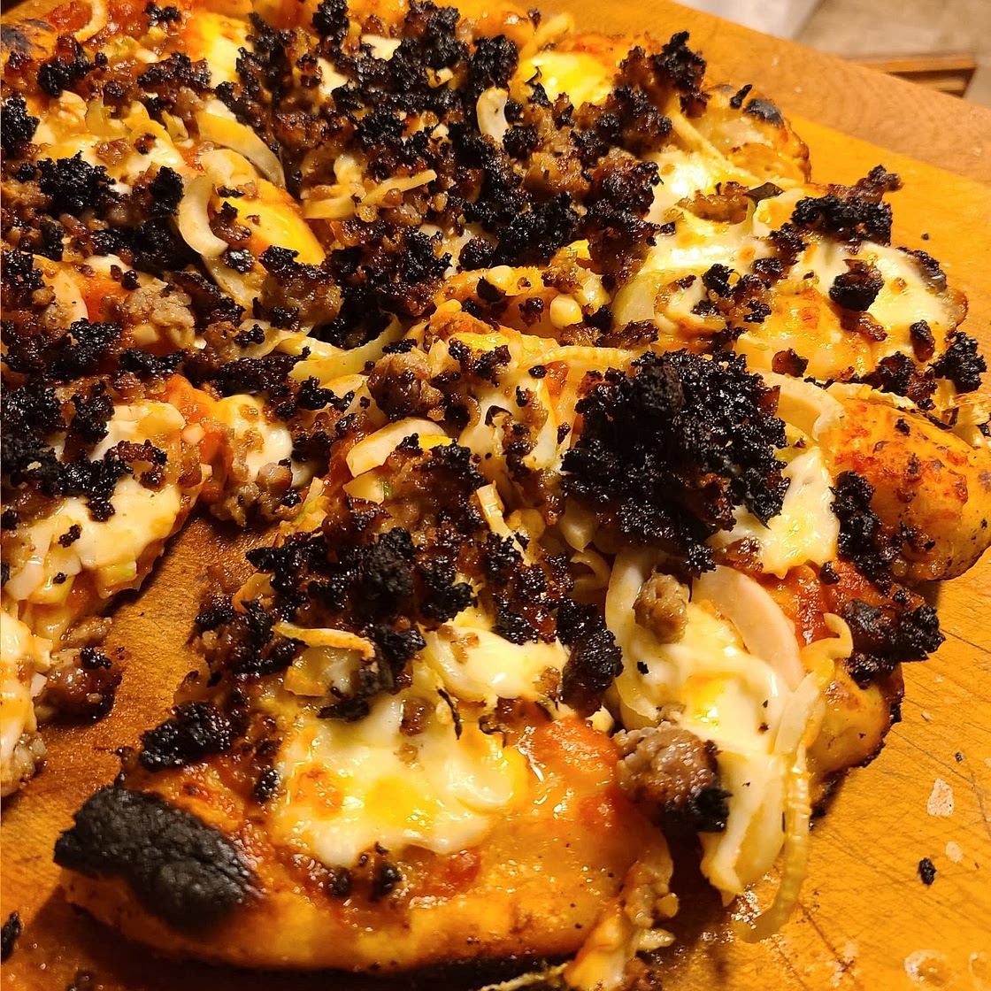 Cast-Iron Pizza with Fennel and Sausage