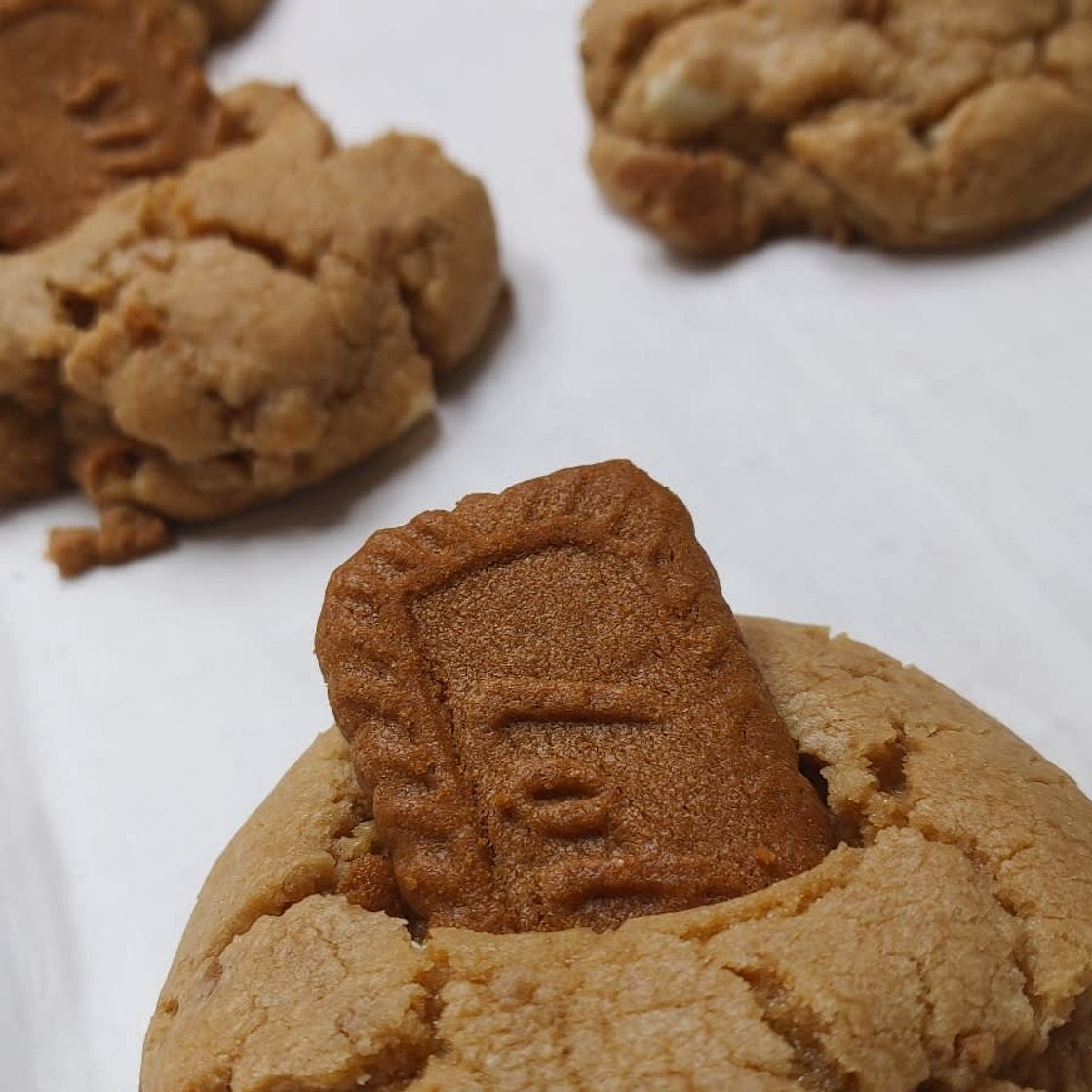 Biscoff White Chocolate Chip Cookies