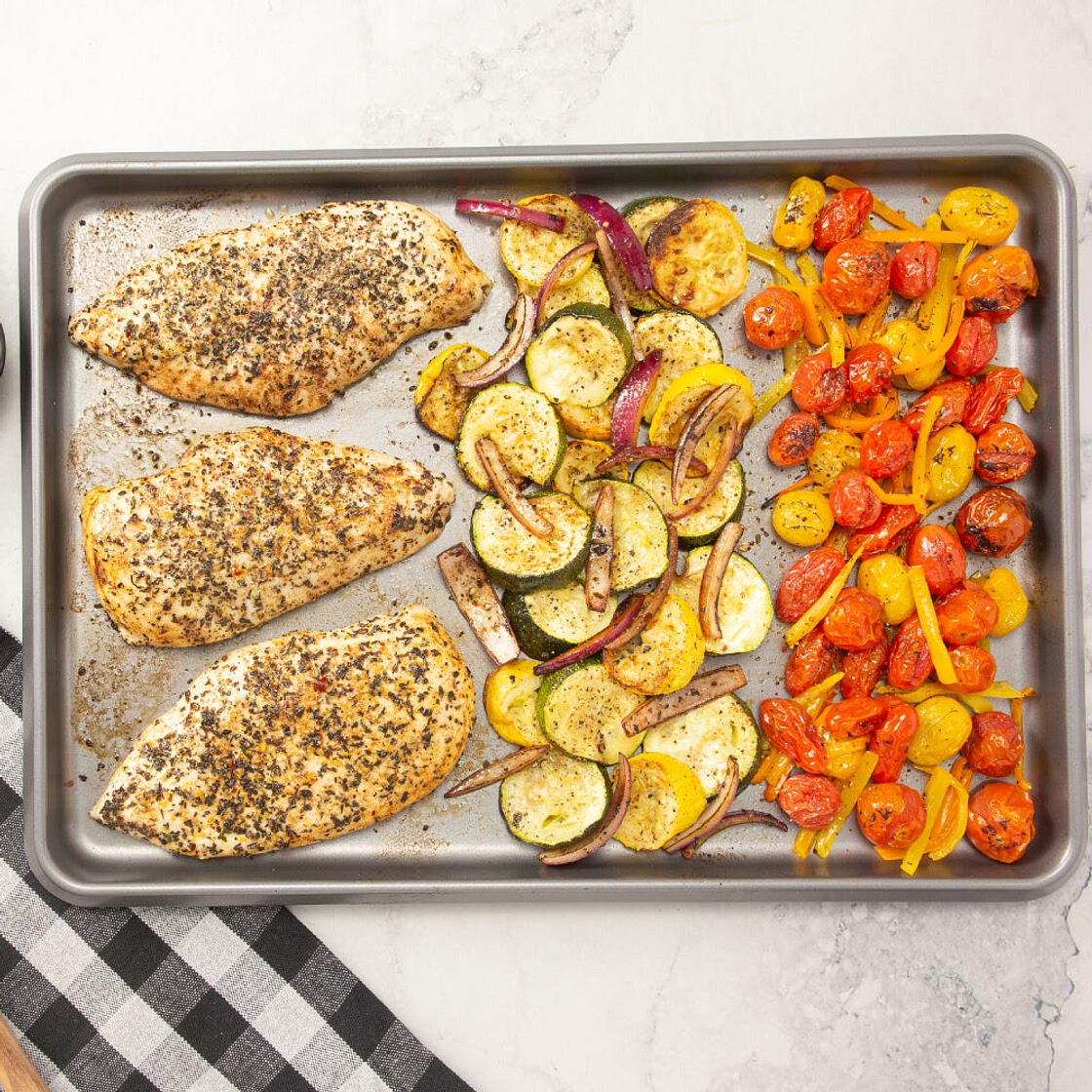 Everything Bagel Sheet Pan Chicken