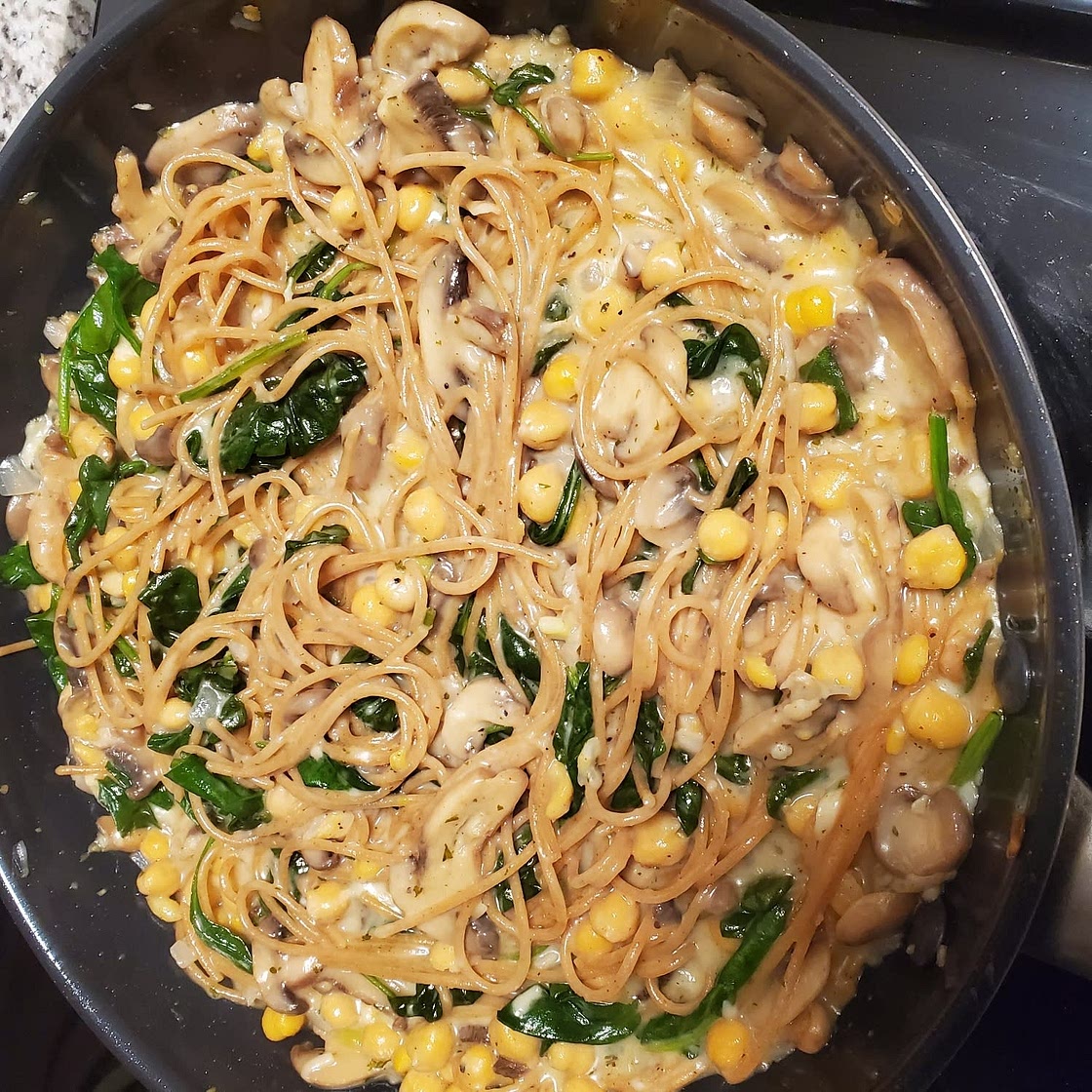 Creamy Mushroom & Vegan Chicken 5 Min Pasta Sauce - Avant-Garde Vegan