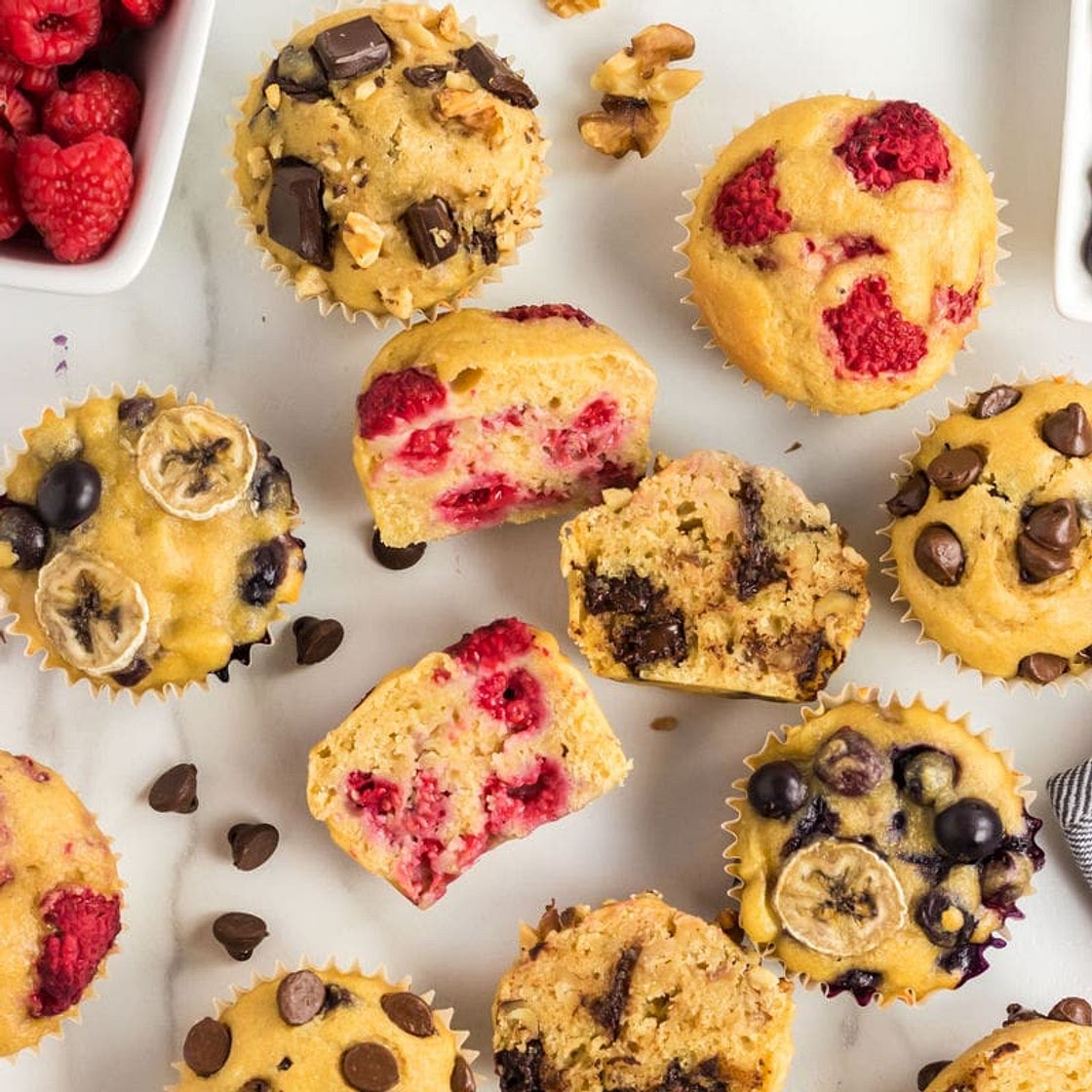 Healthy Breakfast Muffins (10 Flavors!)