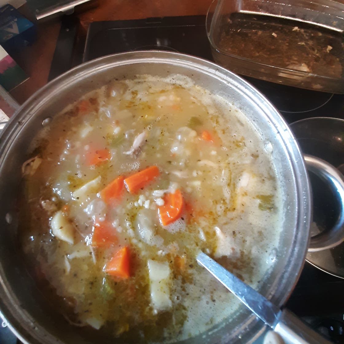 Chicken heart warming winter stew.