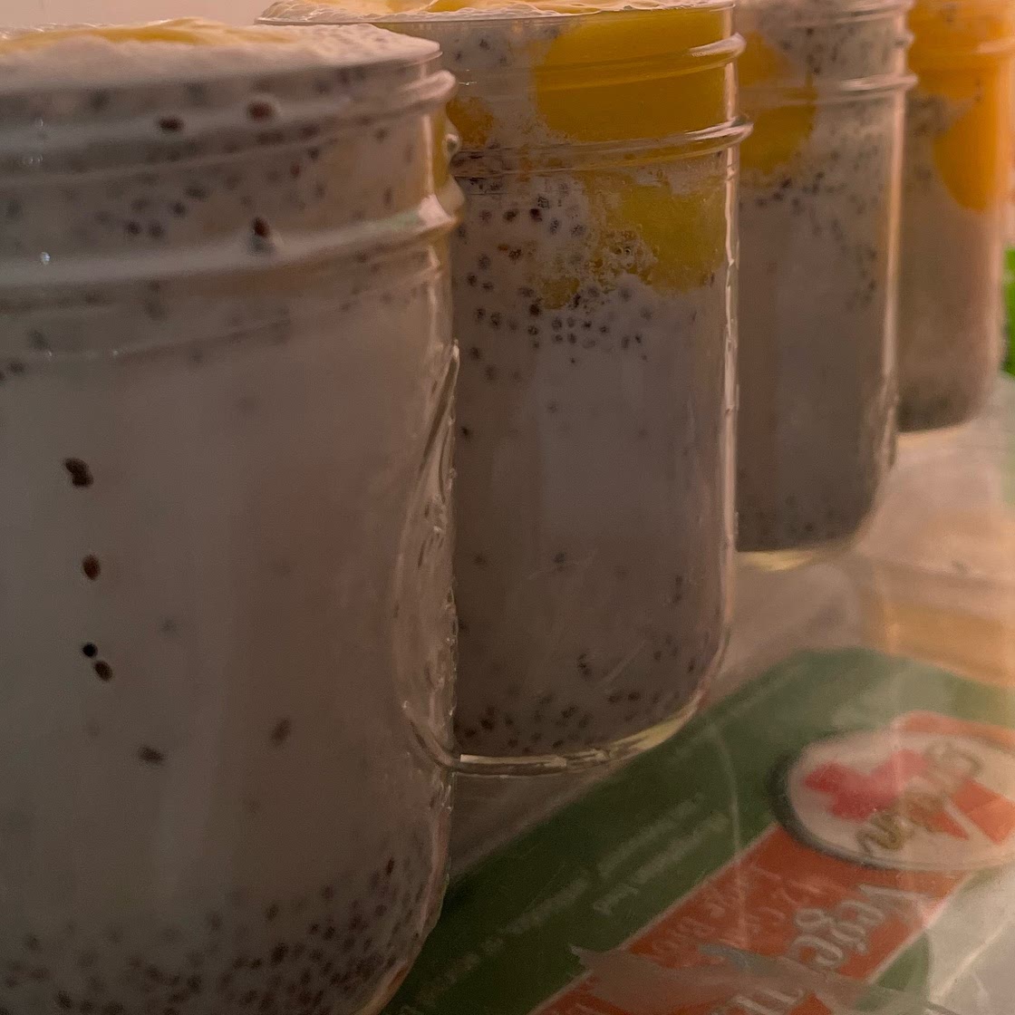 Mango Lime Chia Pudding