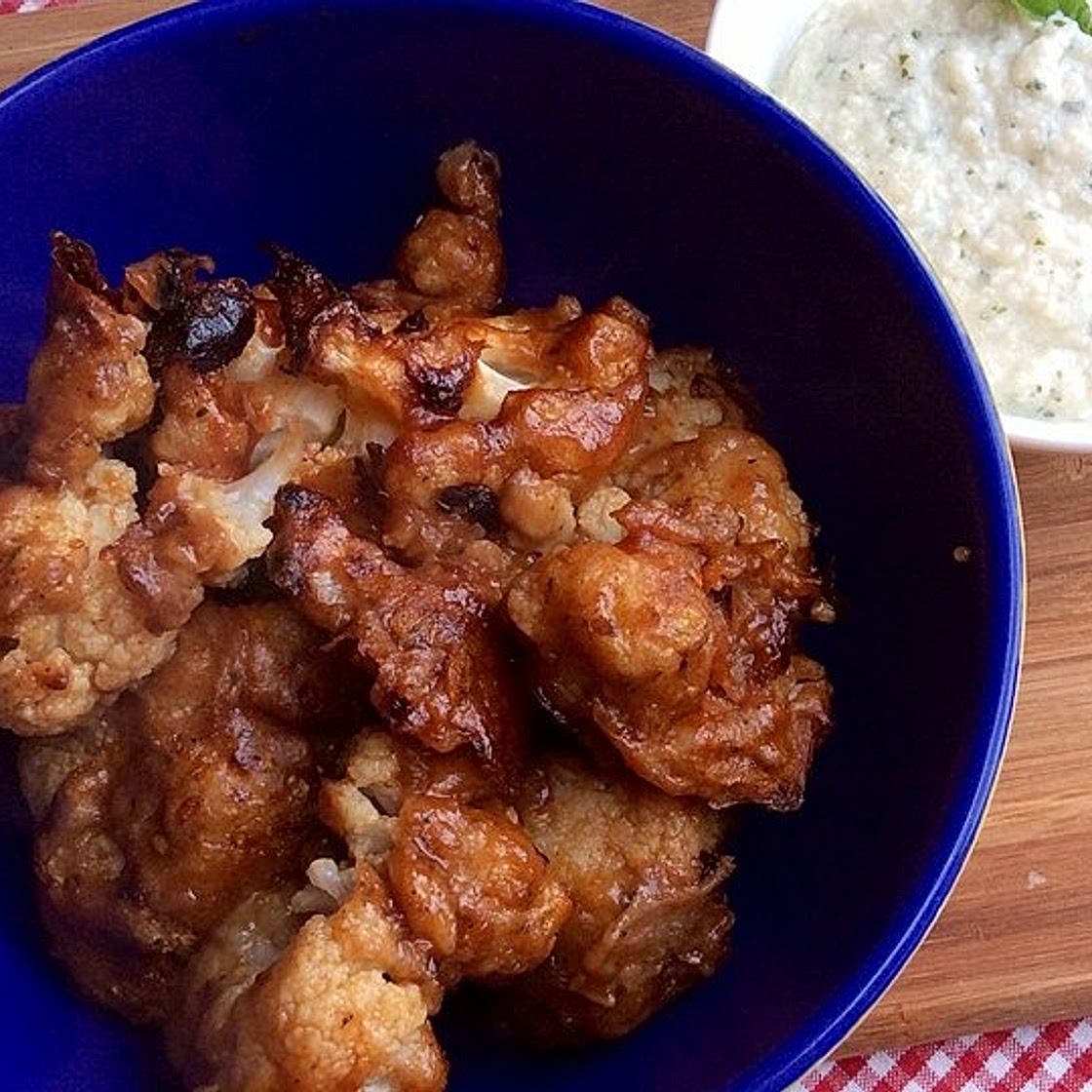 Vegane BBQ Hot Wings