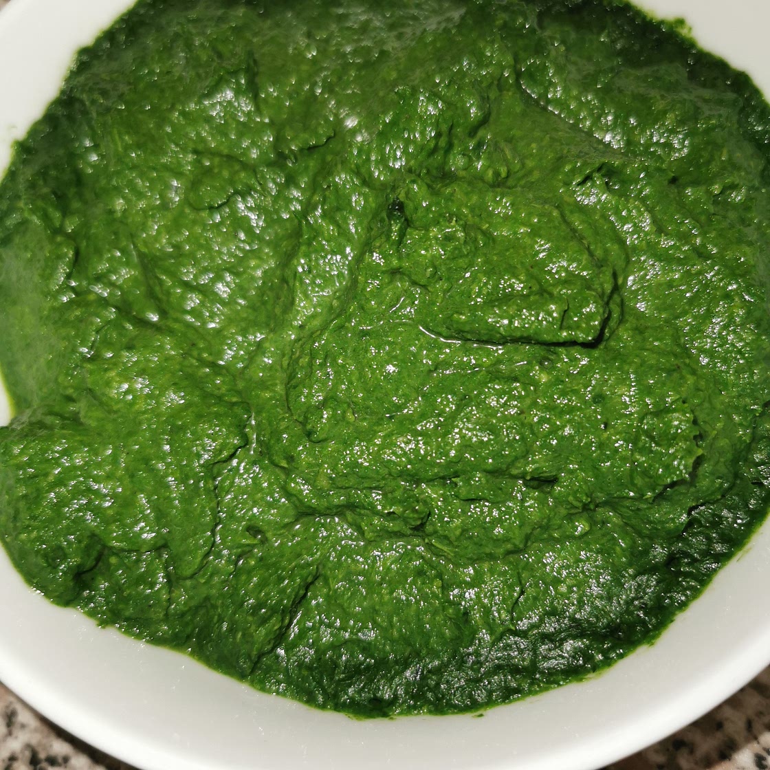 Herbs puree