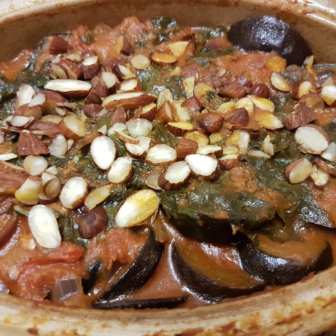 Spiced aubergine bake