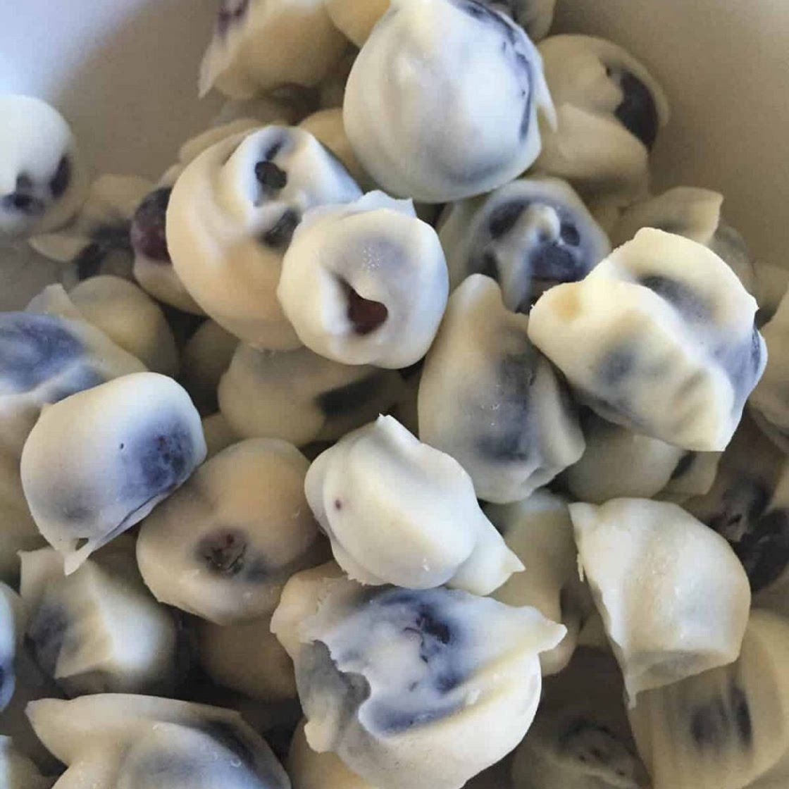 Healthy Frozen Yogurt Blueberries