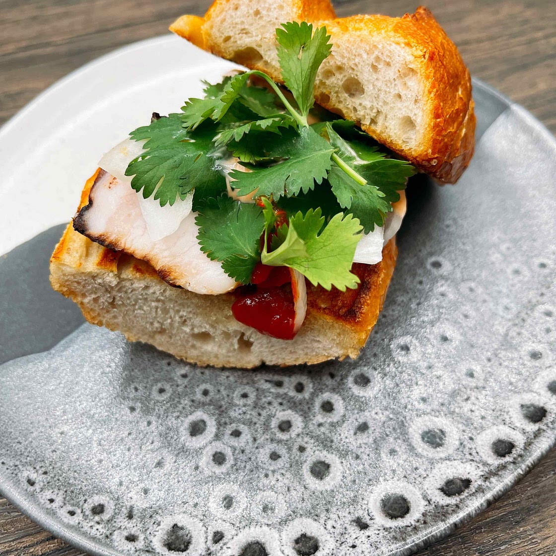Vietnamese Sandwich with Pork Belly