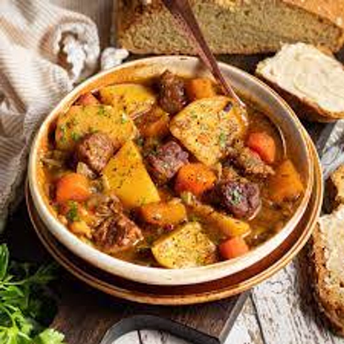 Cous Cous Salad & Irish Stew *Alcohol Free