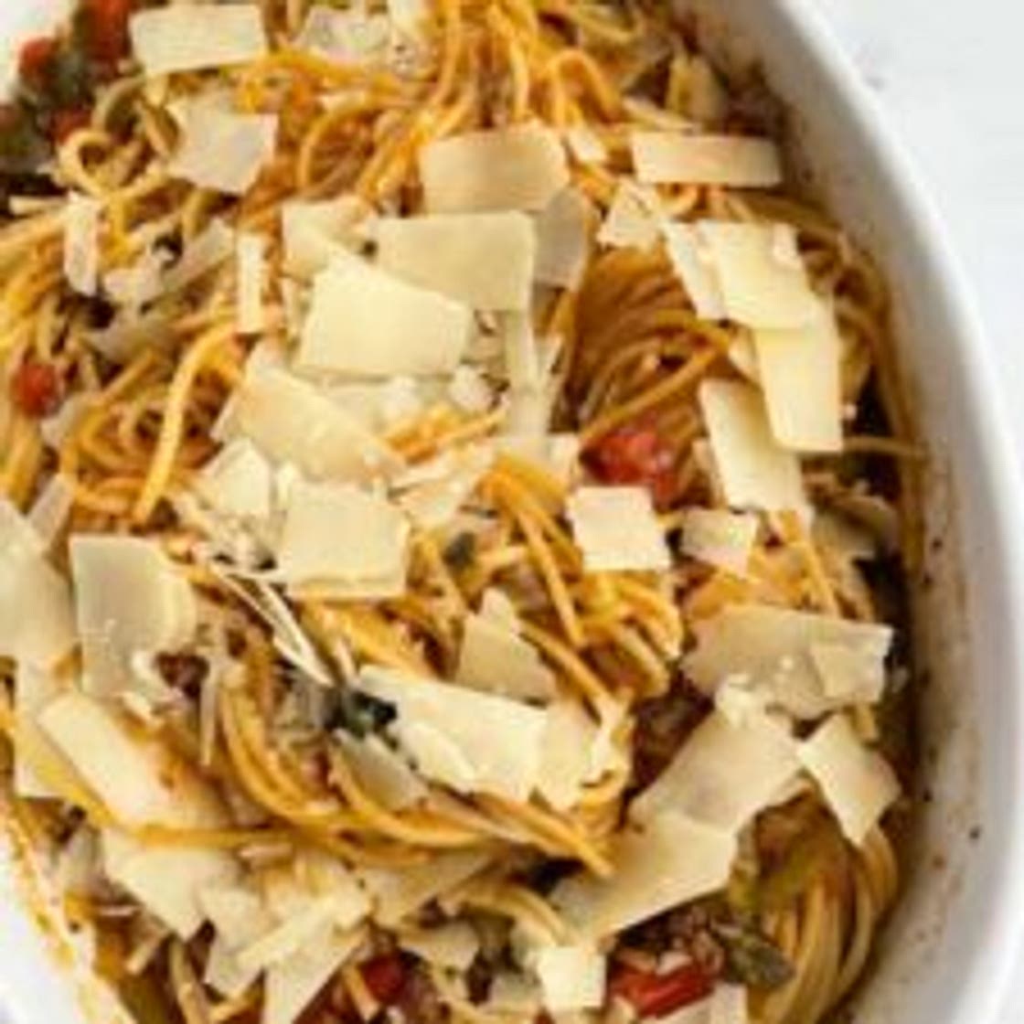 Baked Spaghetti Bolognese