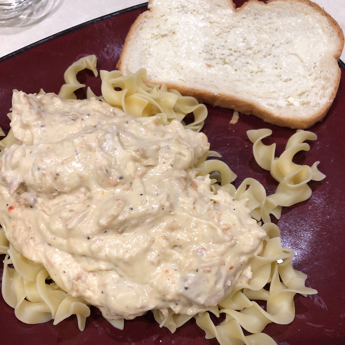 Slow Cooker Chicken Stroganoff