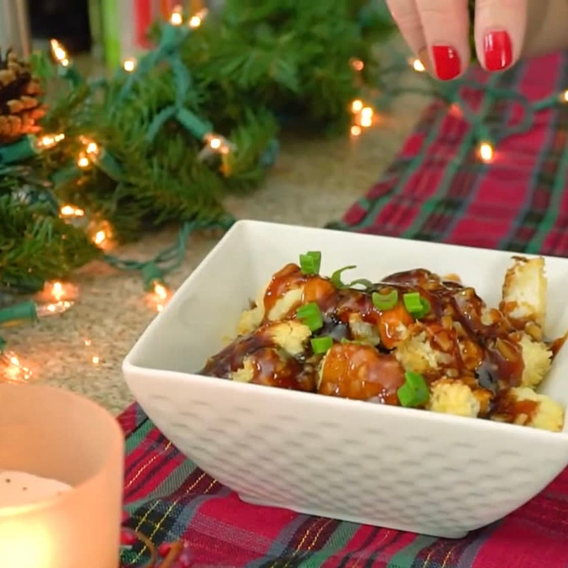 Honey Garlic Cauliflower