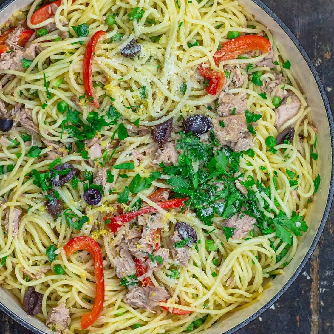 Tuna Pasta Recipe, Mediterranean-style