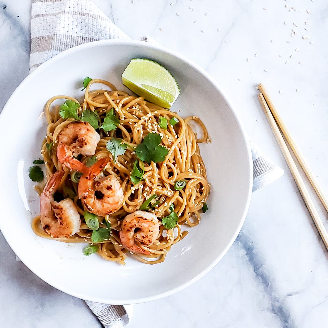 Creamy Sesame Peanut Noodles