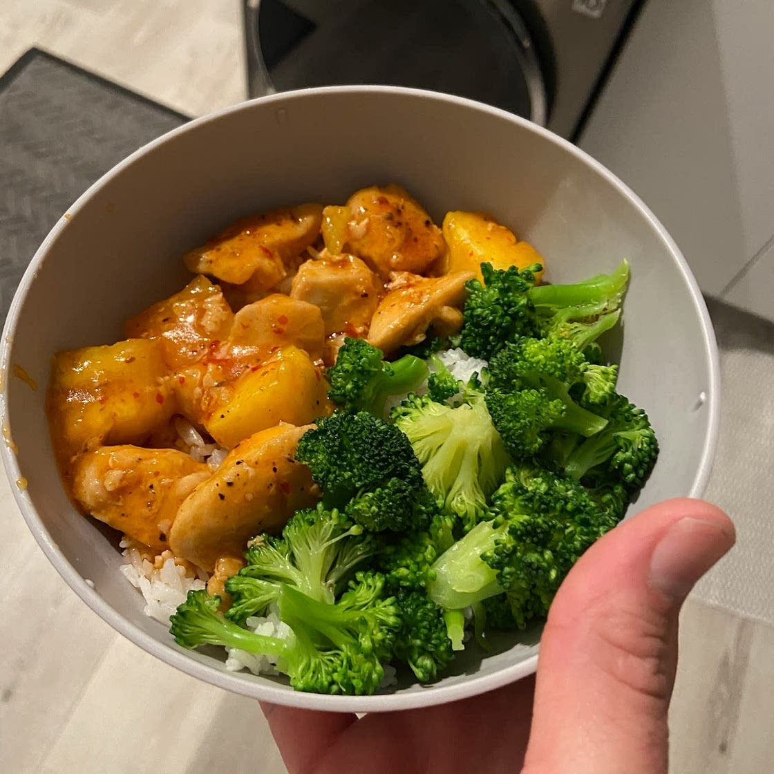 Sweet Chili Chicken Stir Fry Bowls