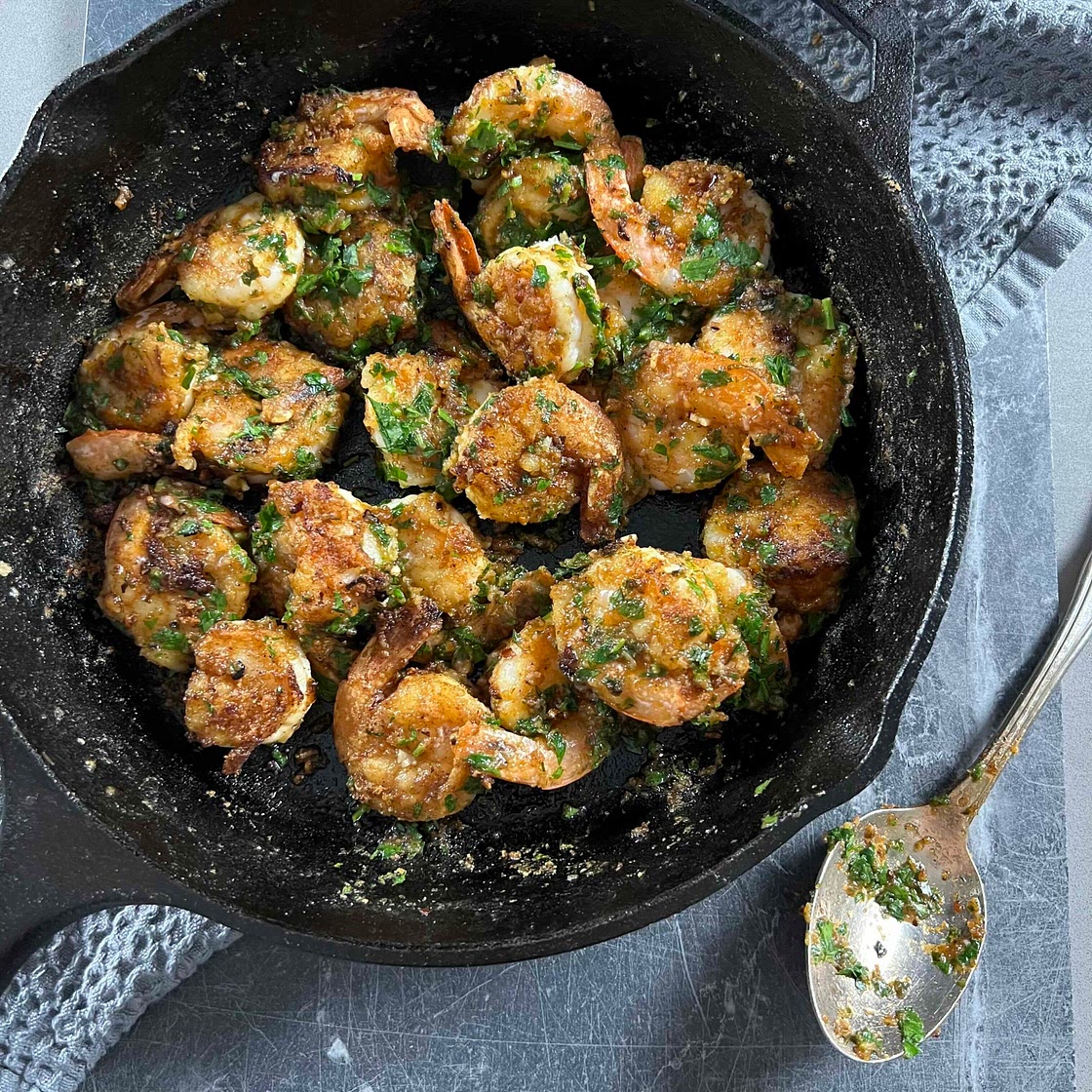 Garlicky Shrimp 