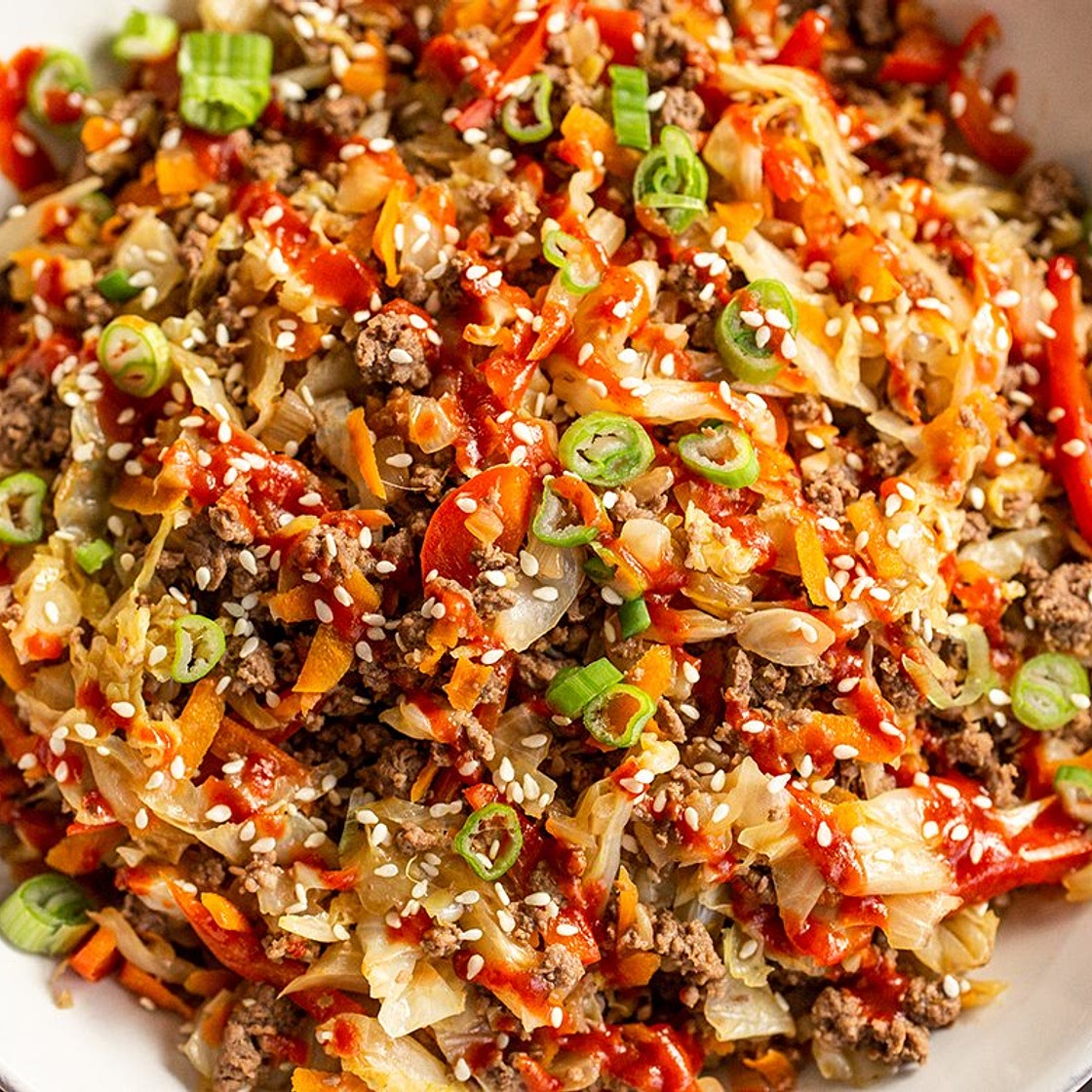 Venison Egg Roll In A Bowl