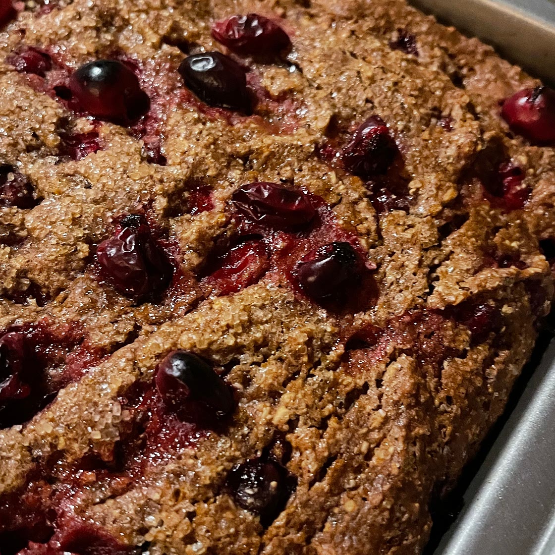 Cranberry Orange Gluten Free Coffee Cake