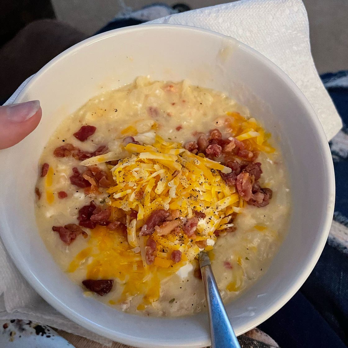 Slow Cooker Crack Potato Soup