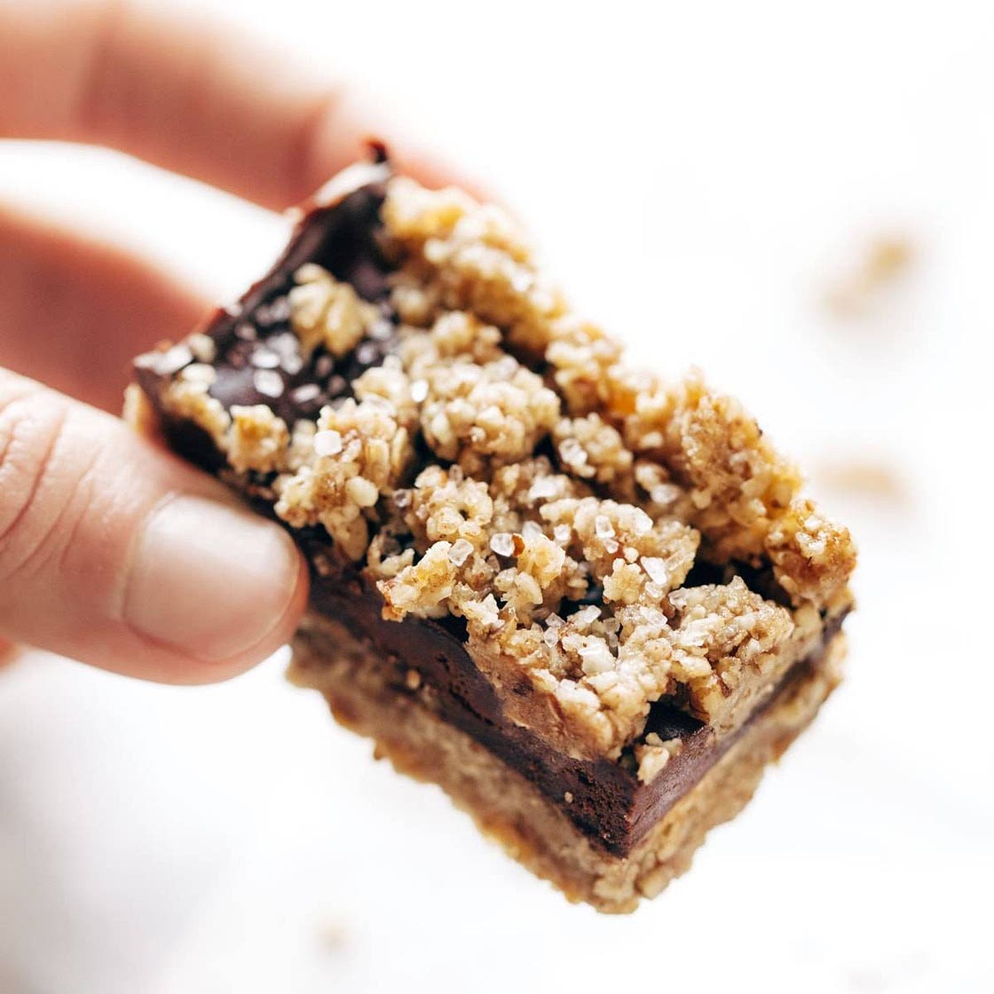 Raw Salted Chocolate Snack Bars