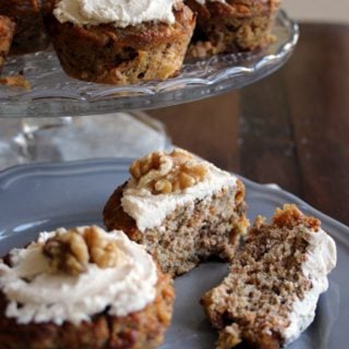 Healthy Carrot Cake Muffins