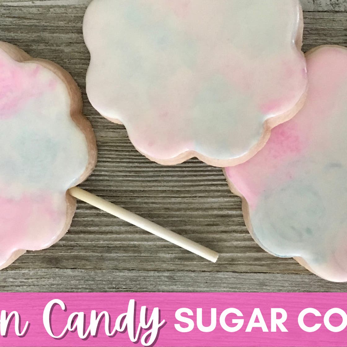Cotton Candy Sugar Cookies
