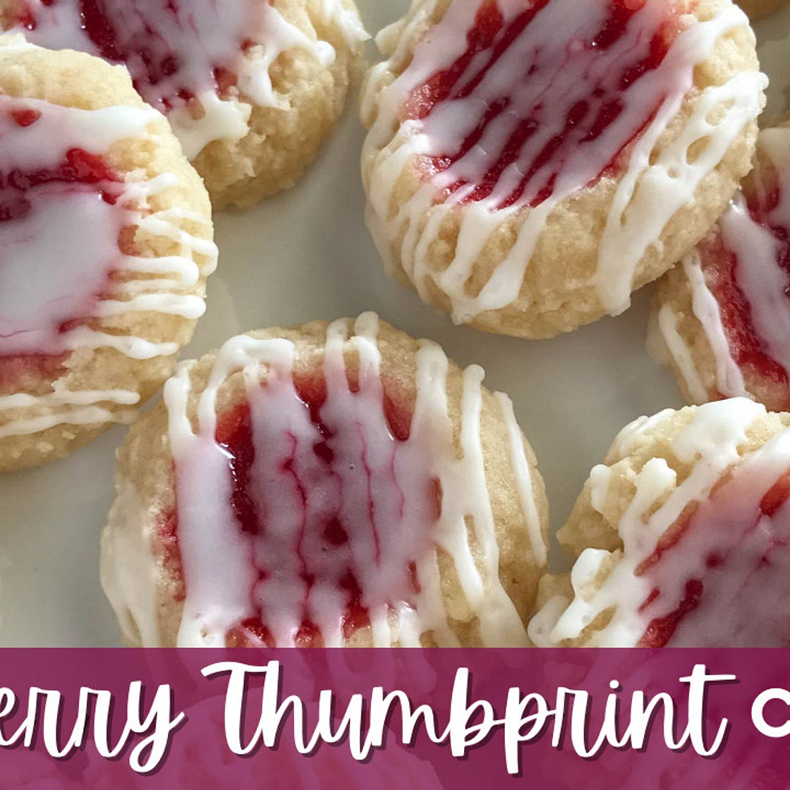 Raspberry Thumbprint Cookies