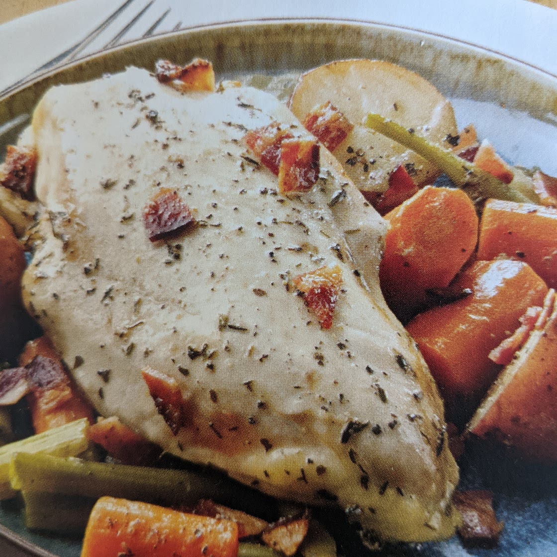 Slow cooker Sunday Chicken Supper