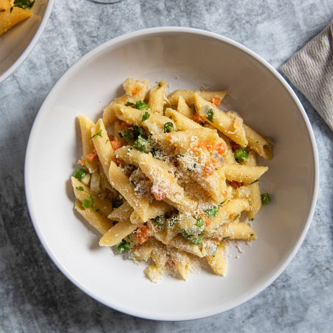 Penne With Melted-Vegetable Sauce Recipe
