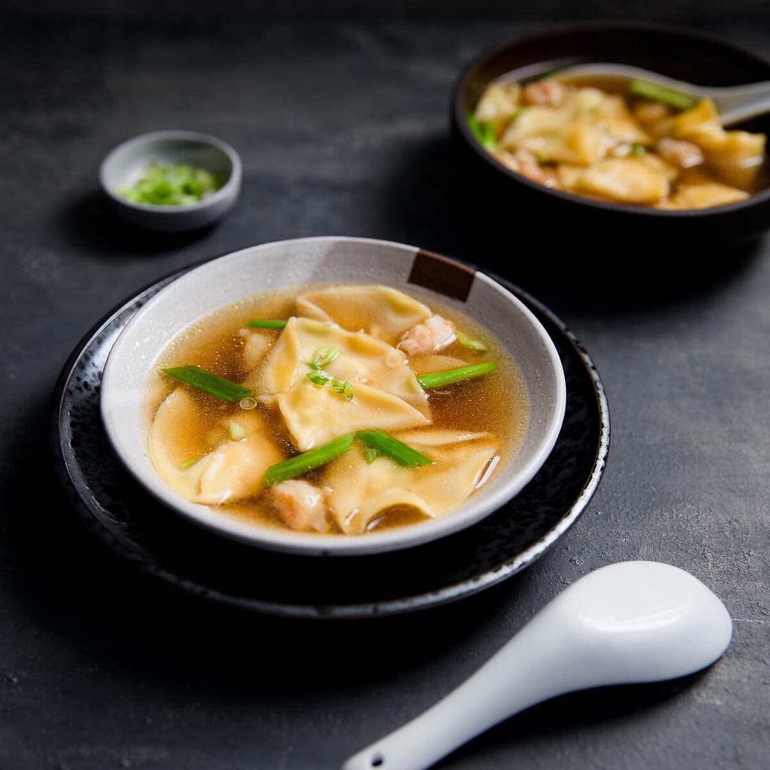 Shrimp Dumpling Soup