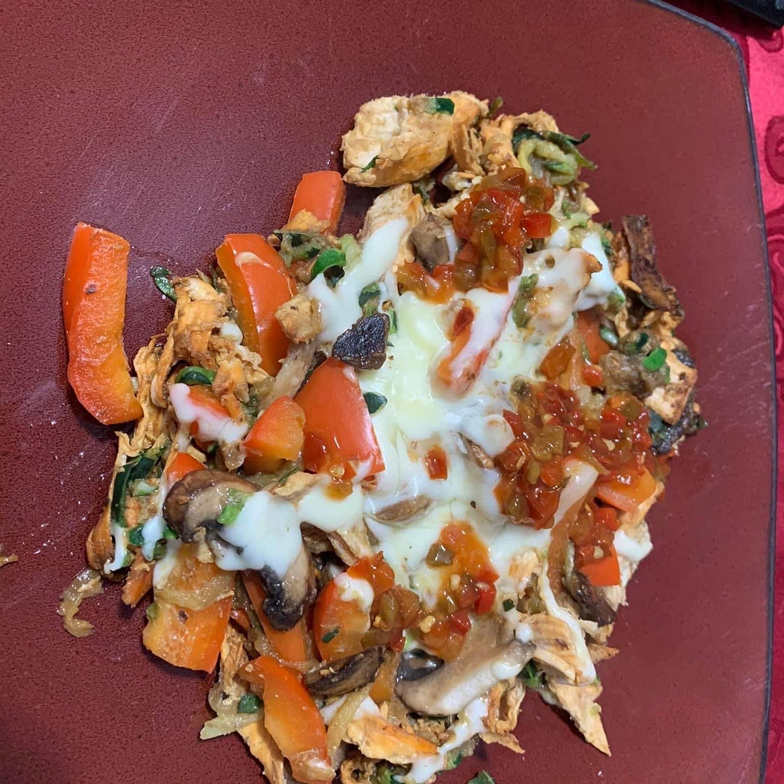 Chicken Cheesesteak in a bowl!!
