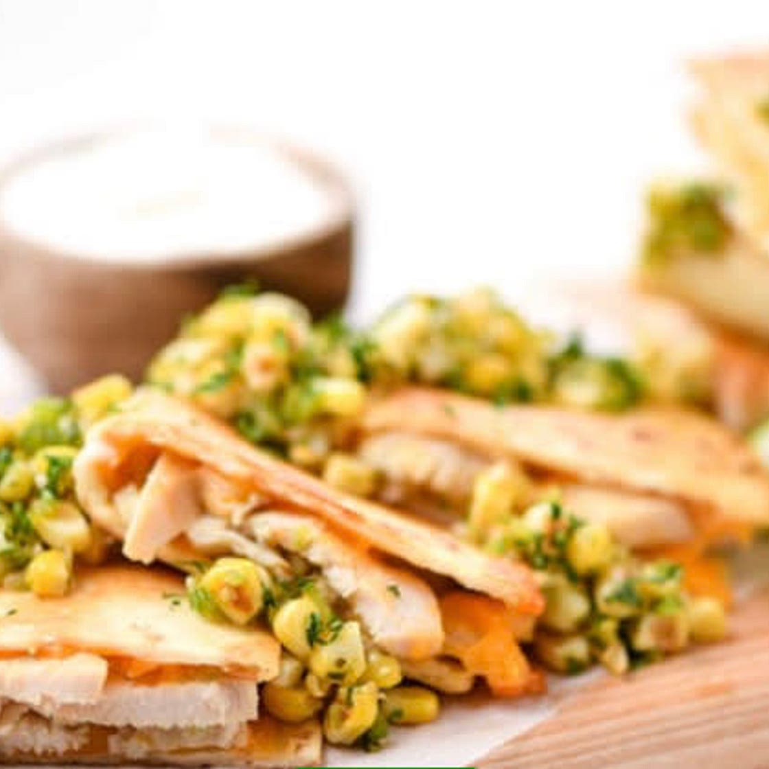 Ranch Chicken, Corn & Jalapeño (serve w/guacamole & quesadilla)