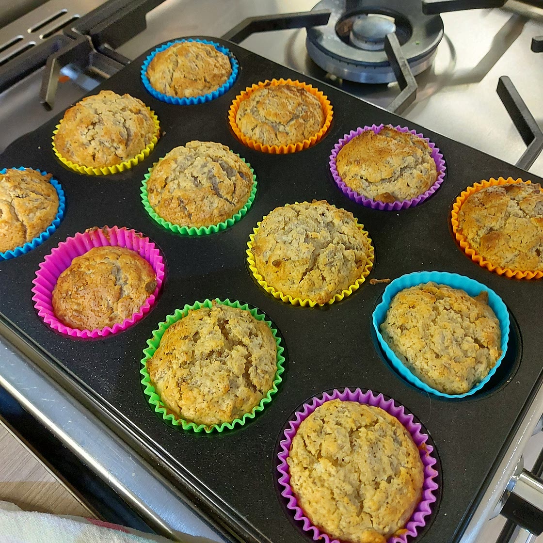 Bran breakfast muffin
