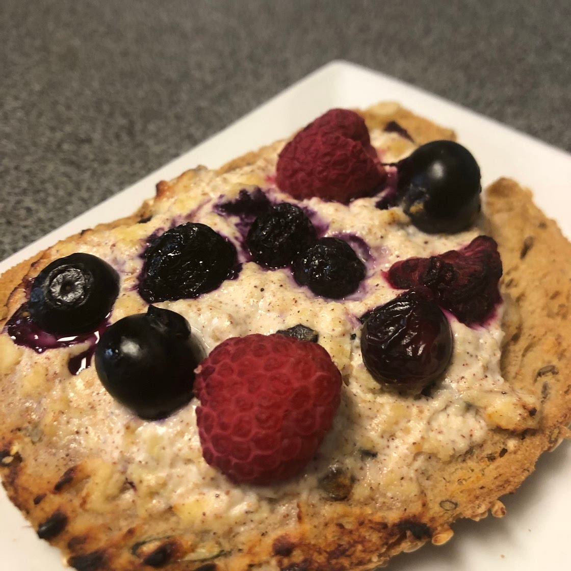 Vegan custard toast 