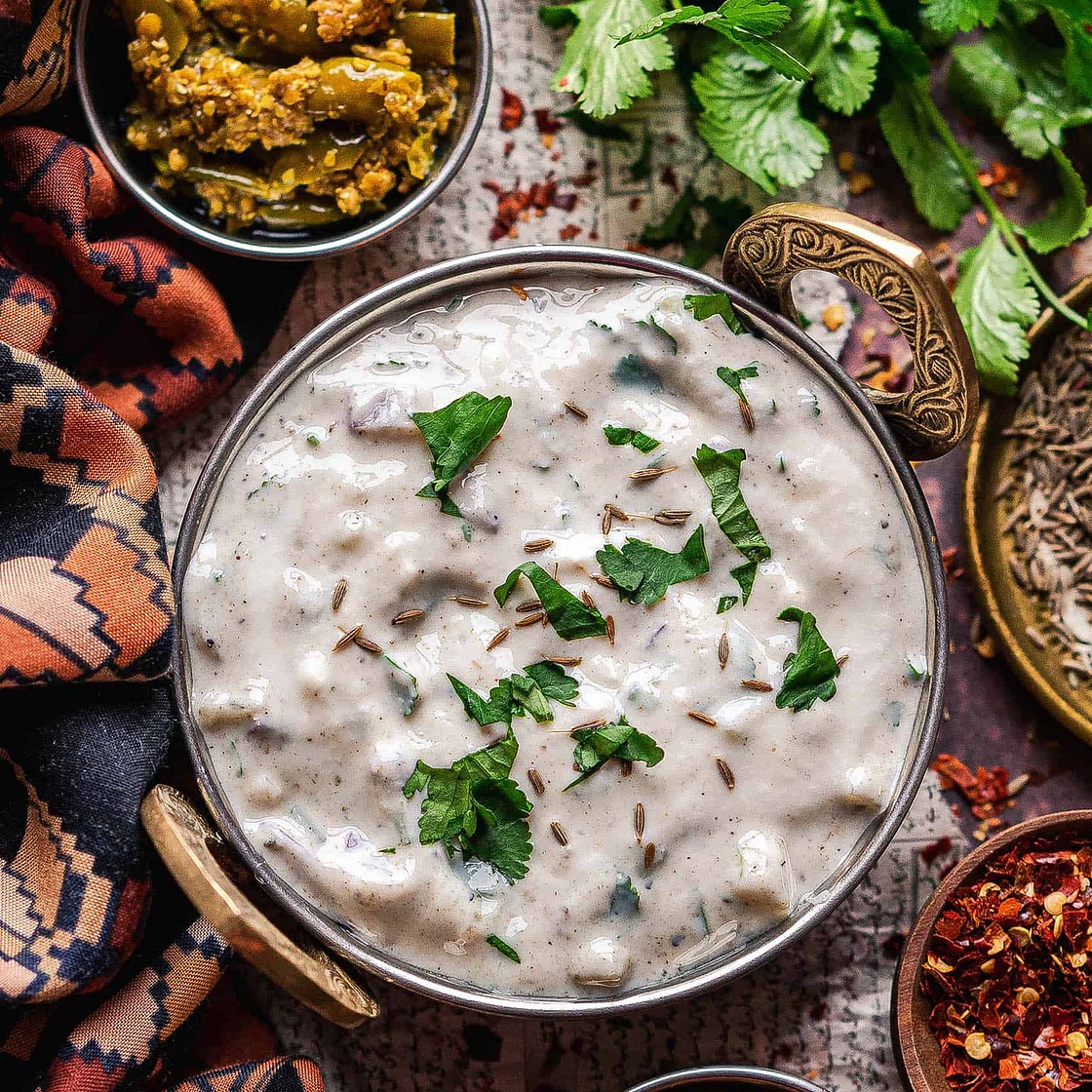 Vegan raita