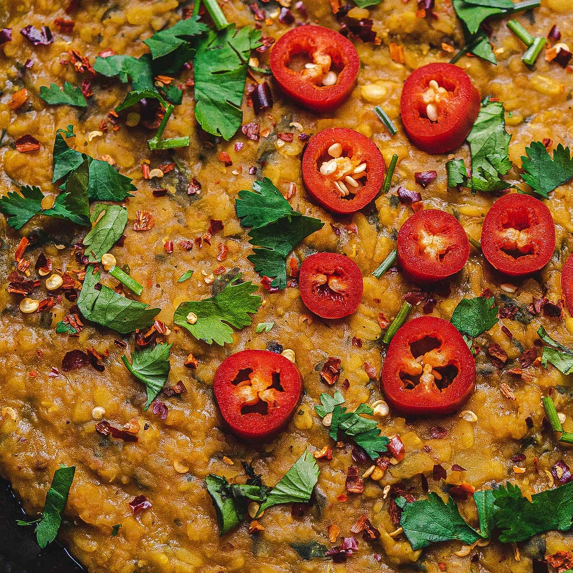 Simple oil free dal
