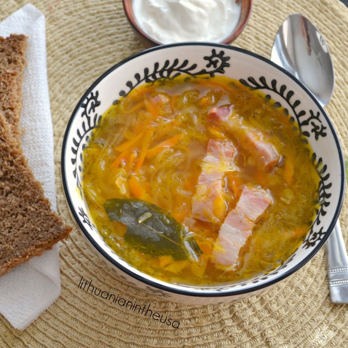 Sauerkraut soup/Raugintų kopūstų sriuba