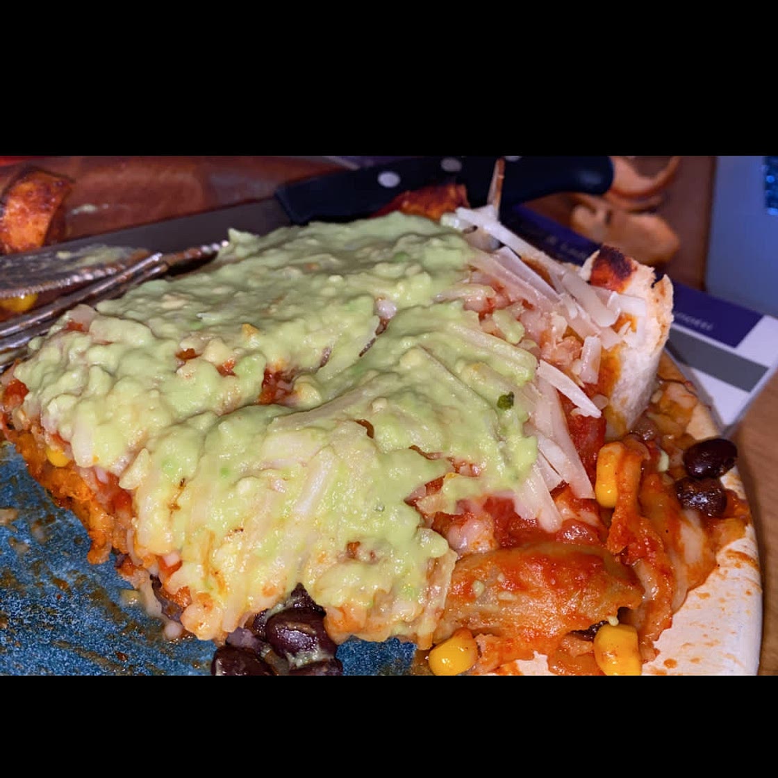 Sweet Potato Black Bean Enchiladas with Avocado Lime Crema
