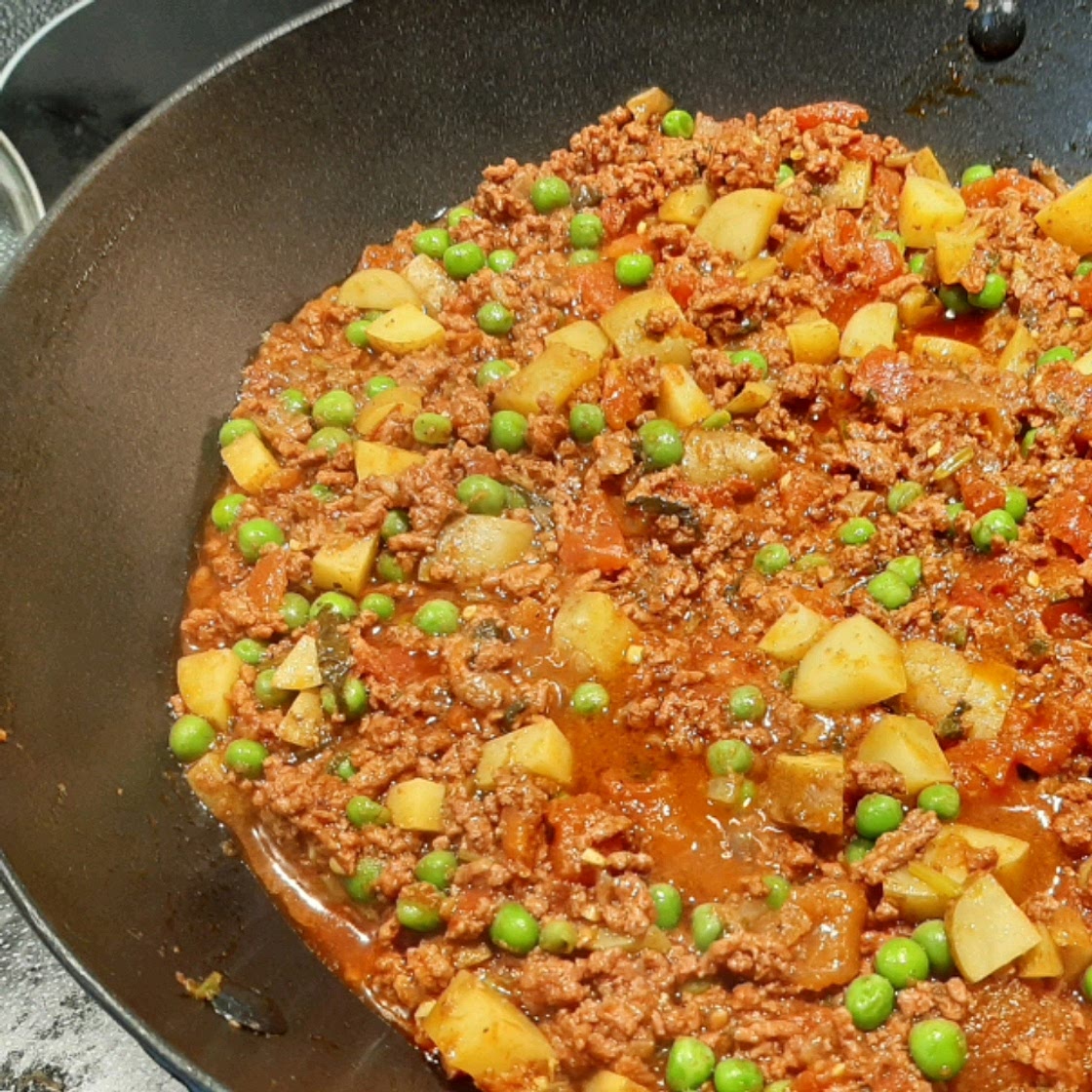 Keema Aloo (Ground Beef and Potatoes)