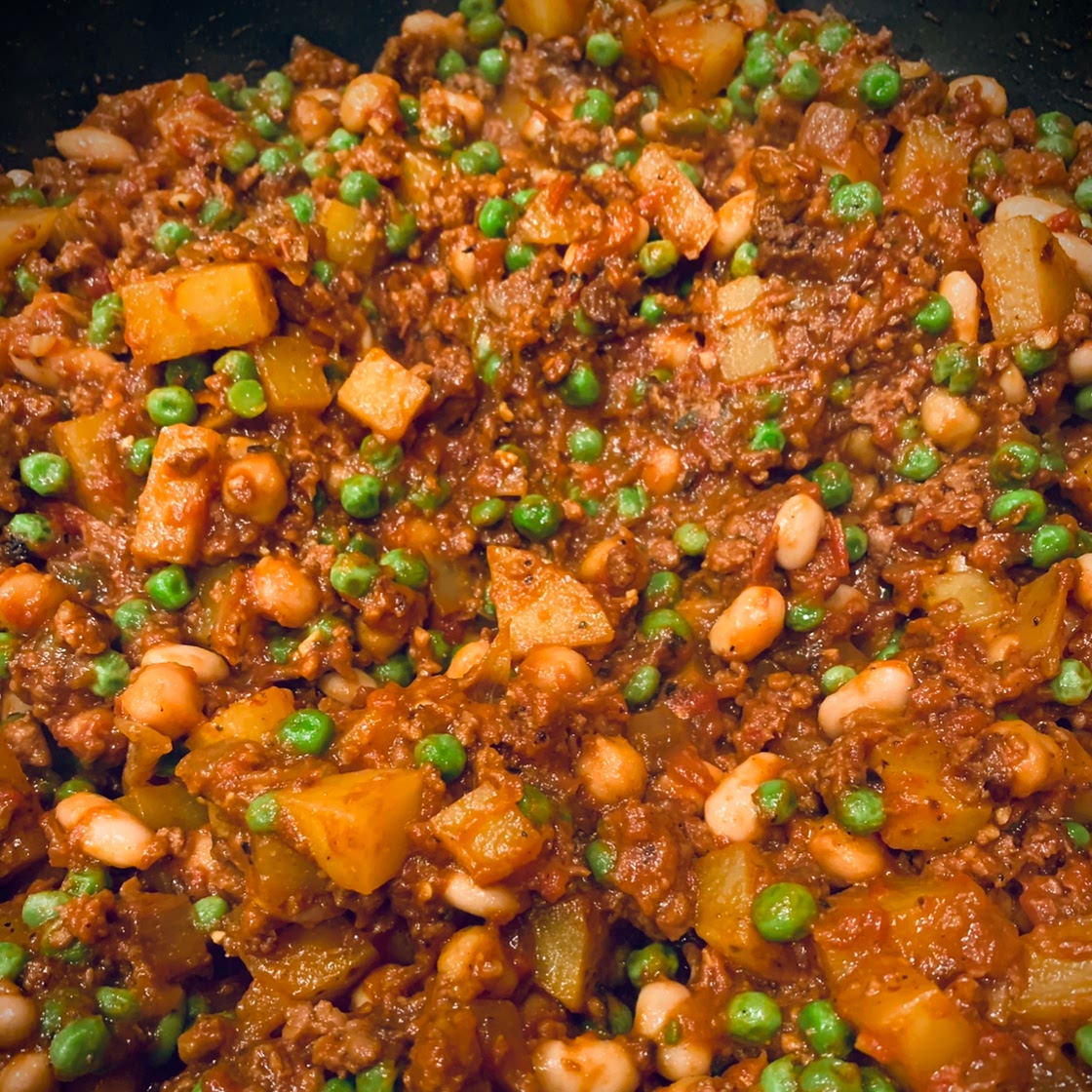 Keema Aloo (Ground Beef and Potatoes)