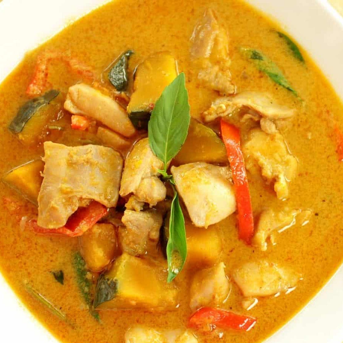 Thai Red Curry with Chicken and Squash