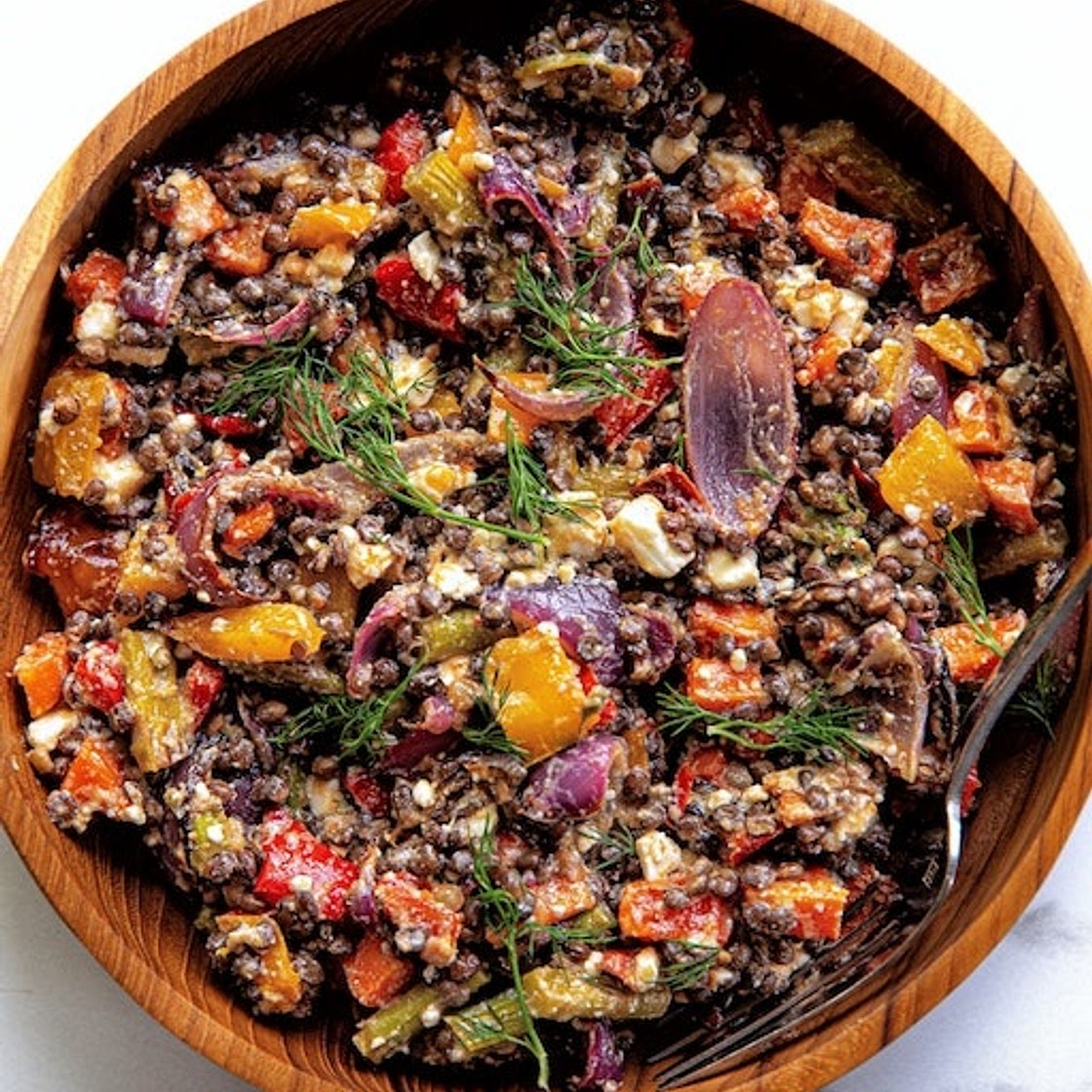 Rainbow Lentil Salad