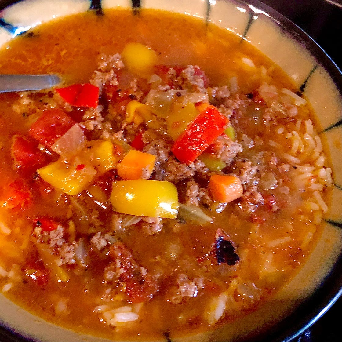 Gluten-Free Stuffed-Pepper Soup