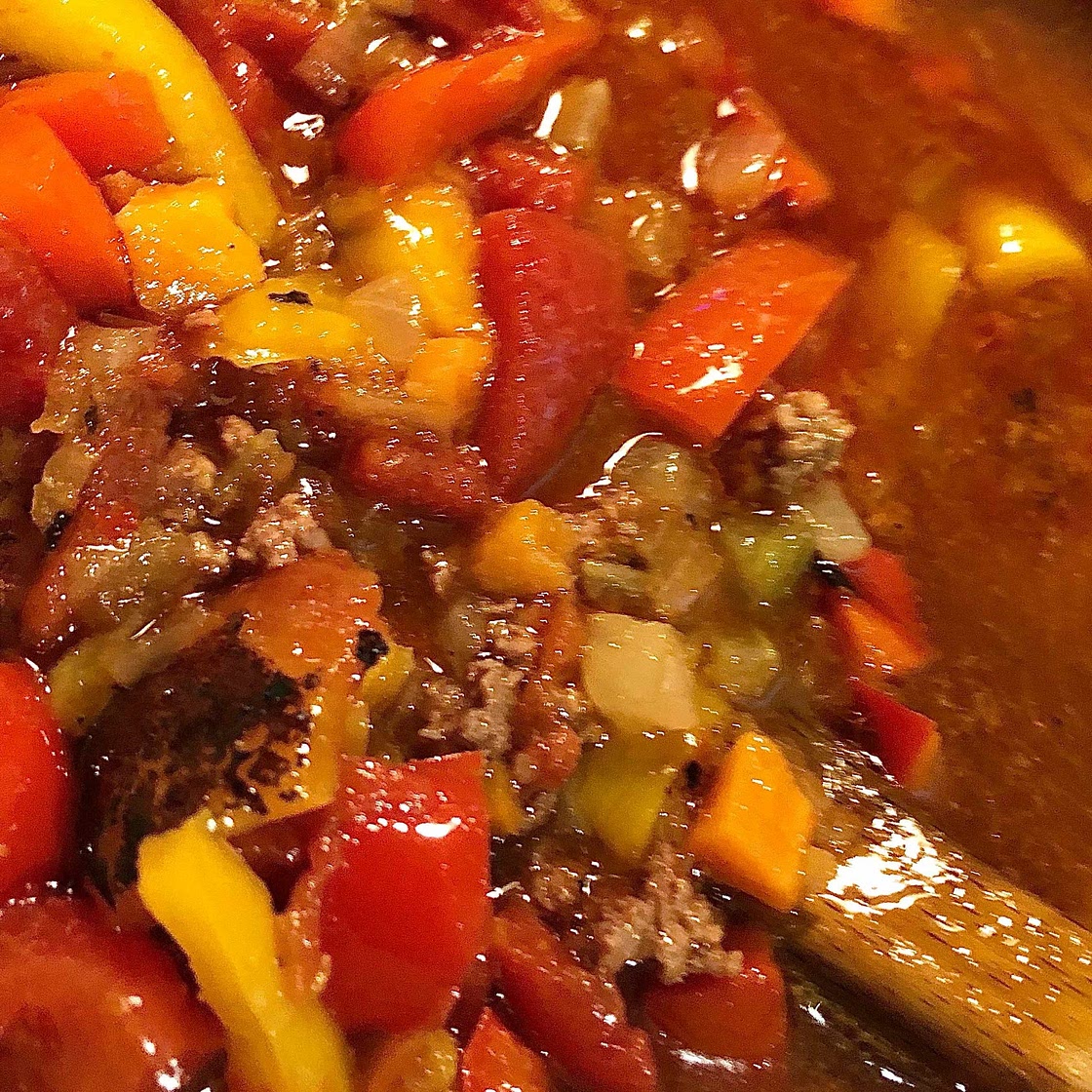 Gluten-Free Stuffed-Pepper Soup