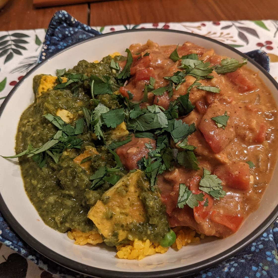 Vegan Saag Paneer (with Tofu Paneer!)