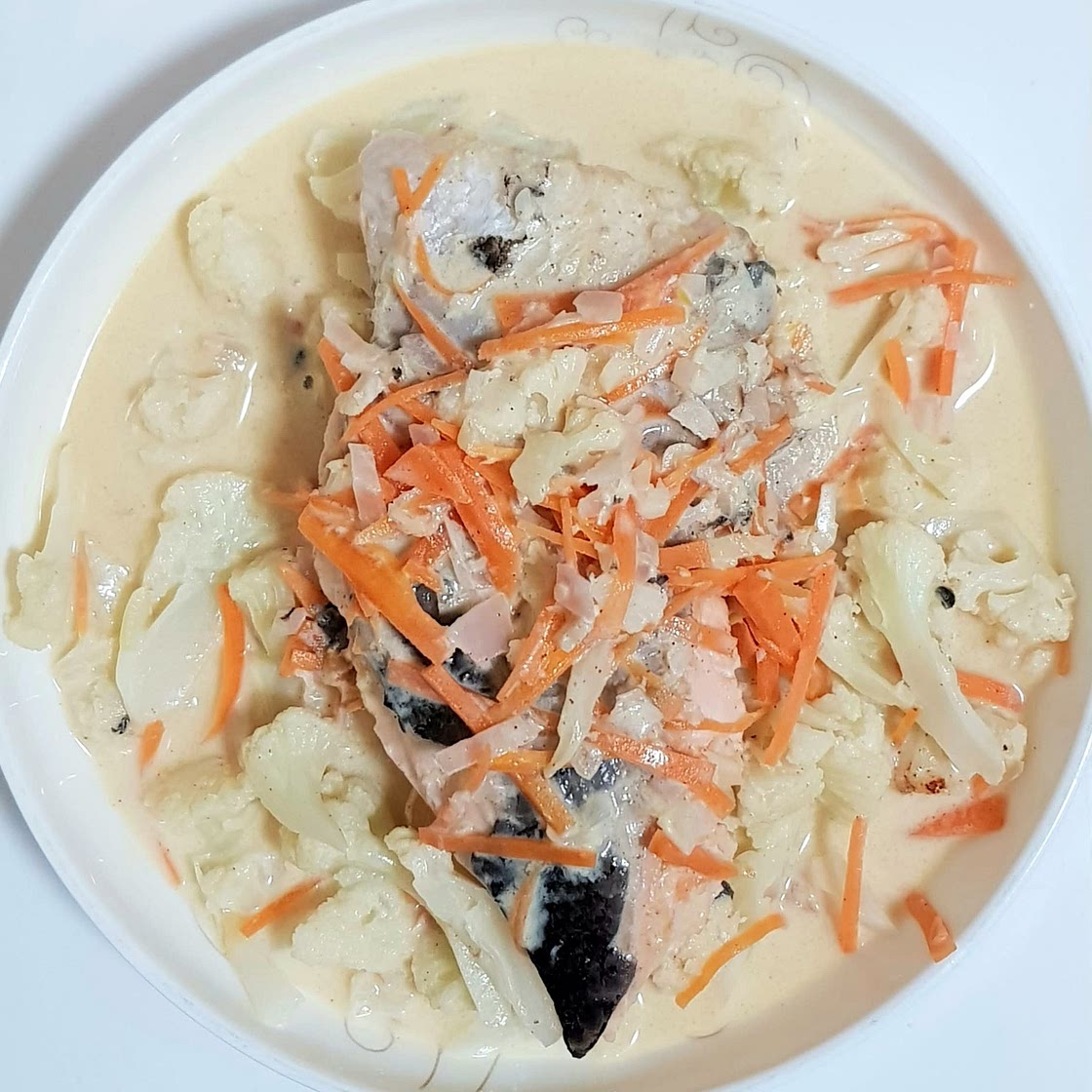 Keto Creamy Coconut Lemon Salmon