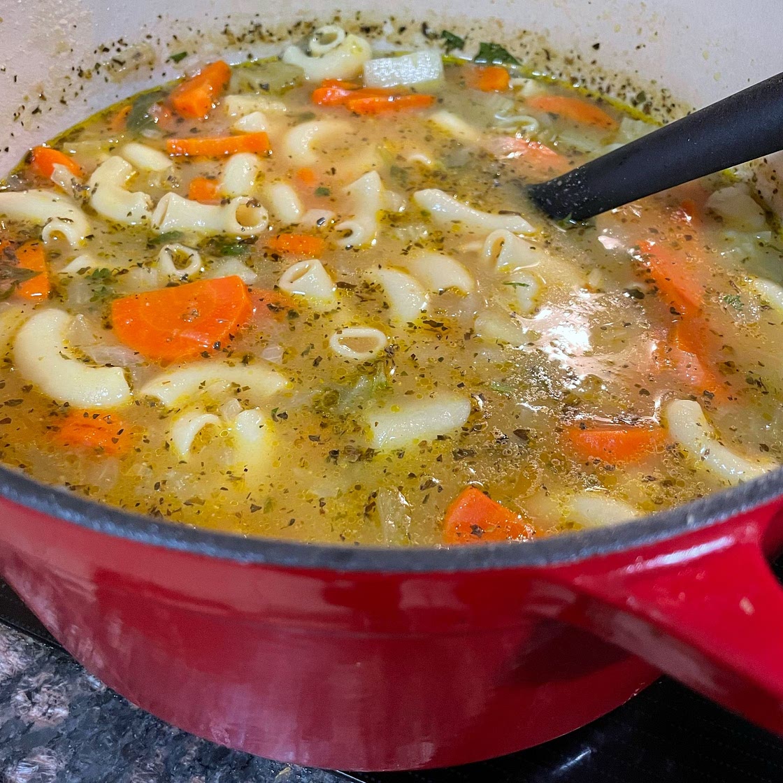 Classic Vegan Chicken Noodle Soup