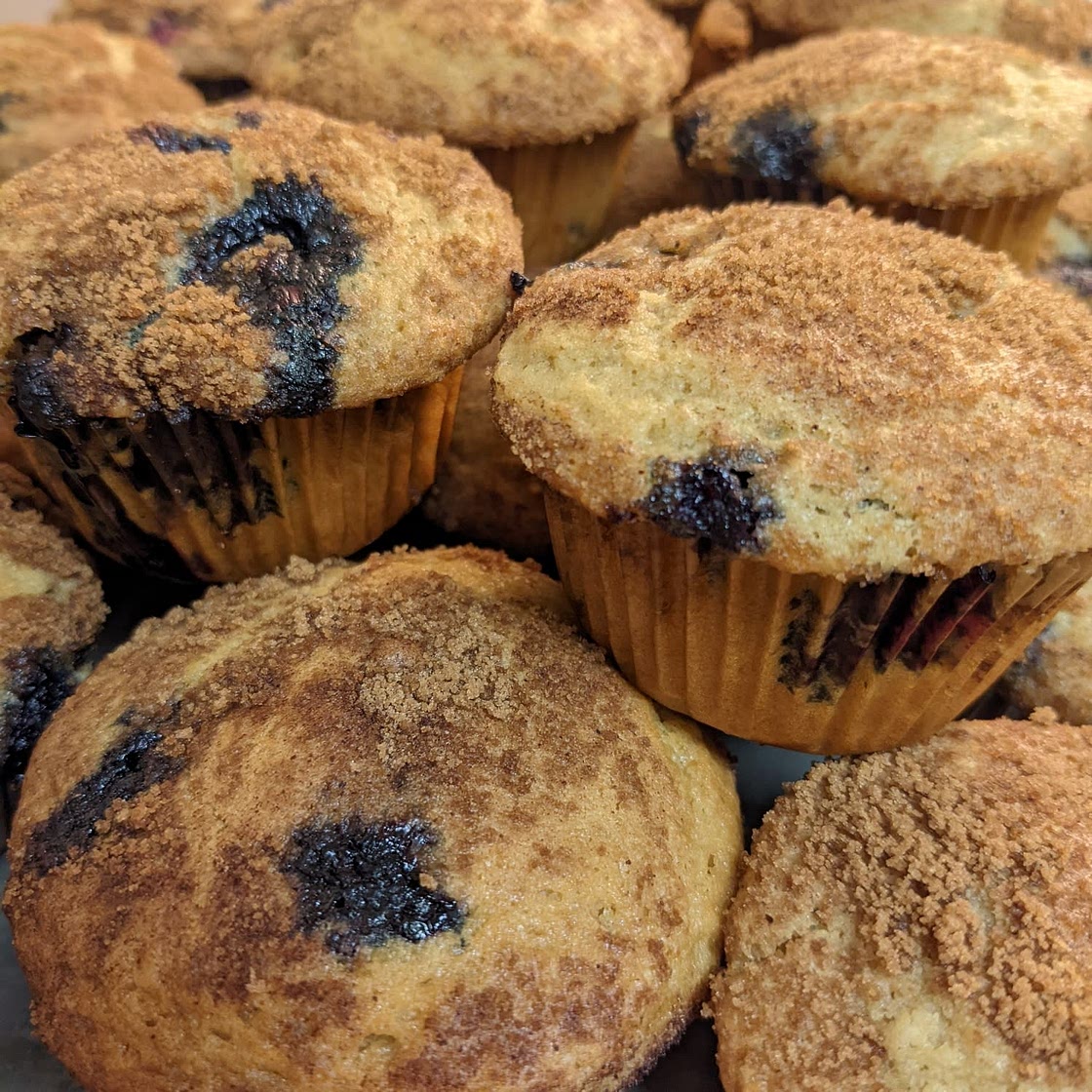 Best Blueberry Muffins with Streusel Topping