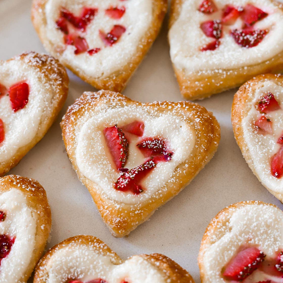 Cheese Heart Danishes